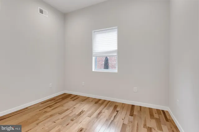 wooden floor in a room