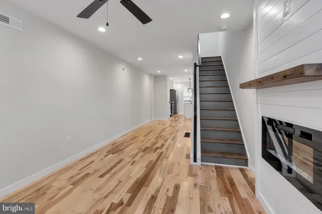 wooden floor in an empty room with wooden floor