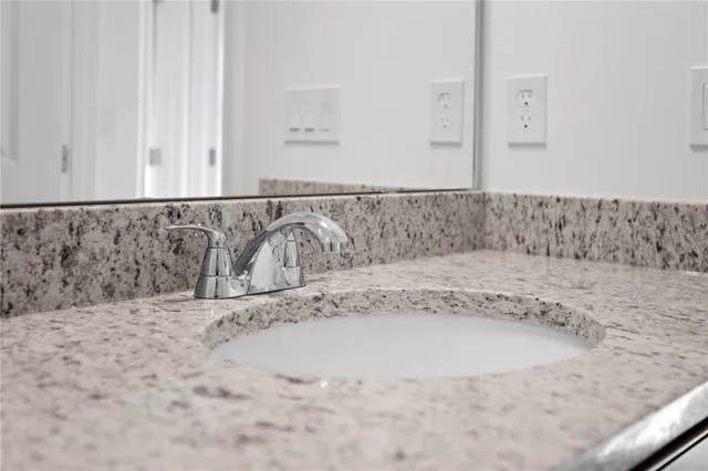 a view of a bath tub sitting in a bathroom