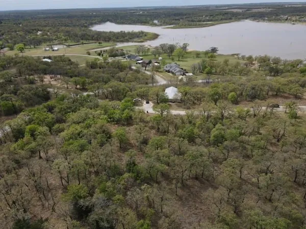 an aerial view of forest