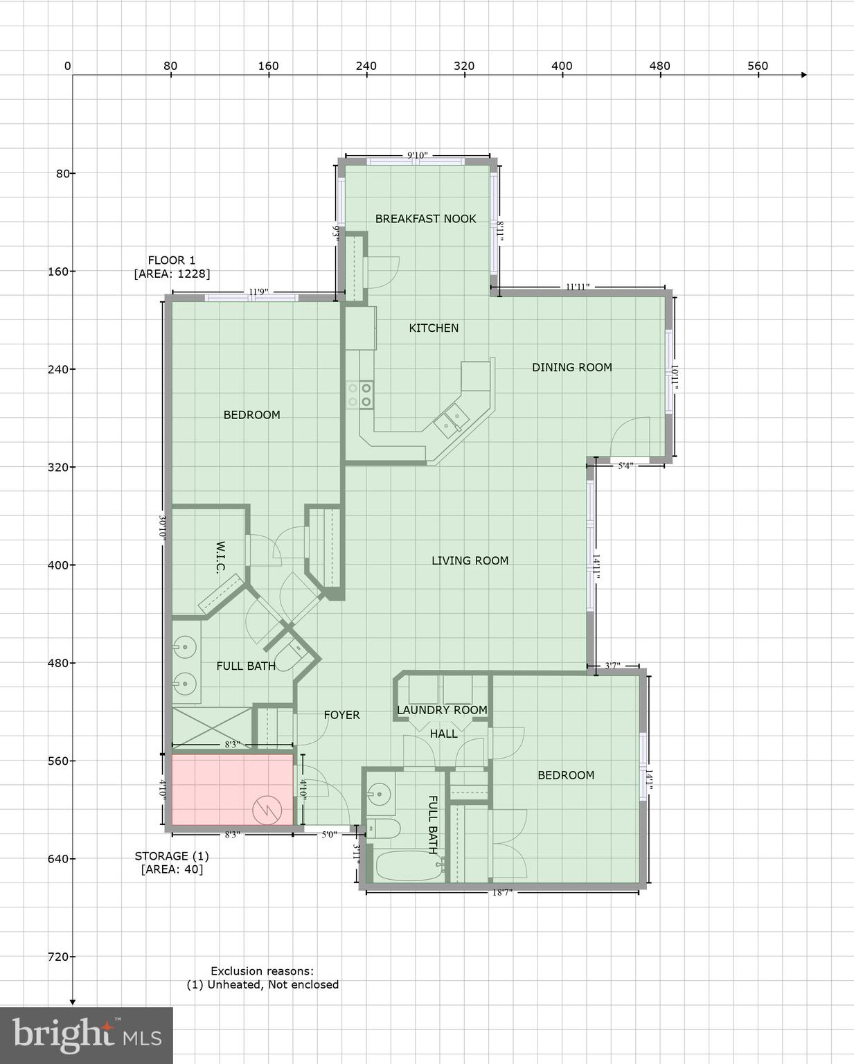 2511 Shelley Circle, Unit 6 3D Frederick, MD 21702 - Photo 36 of 36 GLA Floor Plan