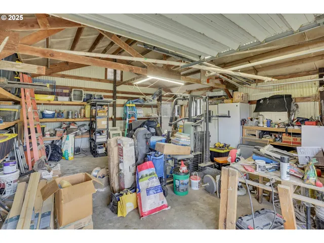 a utility room with lot of items