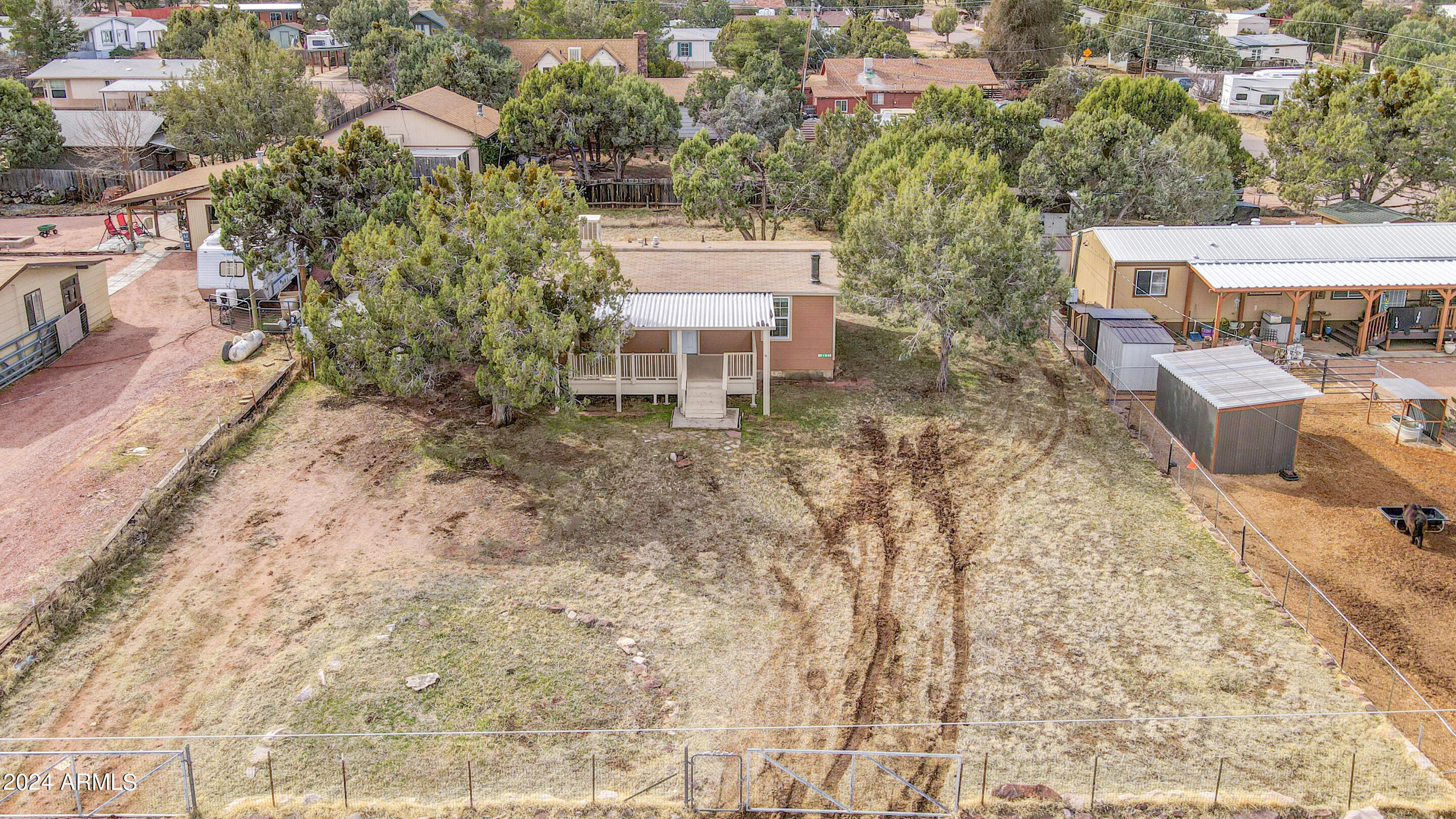 8168 Dukes Road Payson, AZ 85541 - Photo 23 of 26 Drone Front