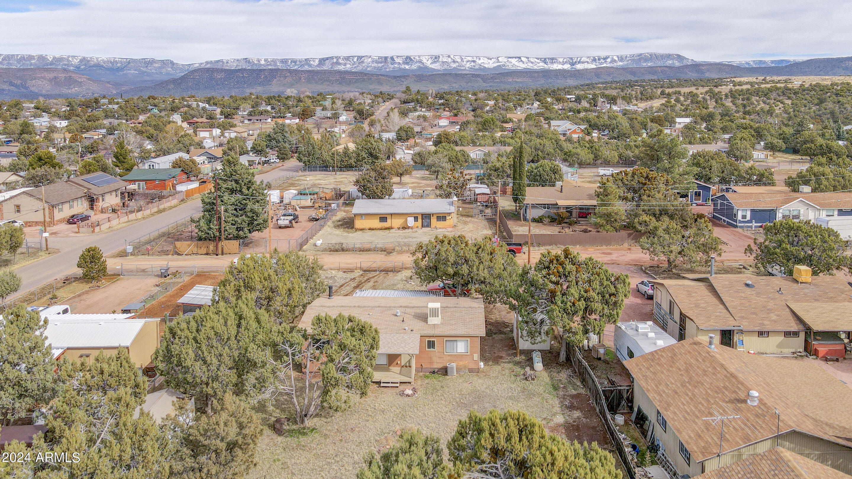 8168 Dukes Road Payson, AZ 85541 - Photo 24 of 26 Drone Back View