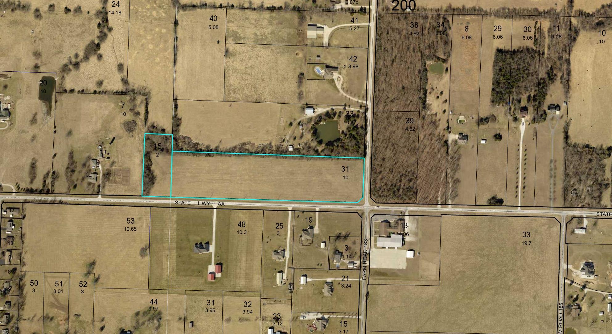 183 North Farm Road Springfield, MO 65803 - Photo 1 of 1 map