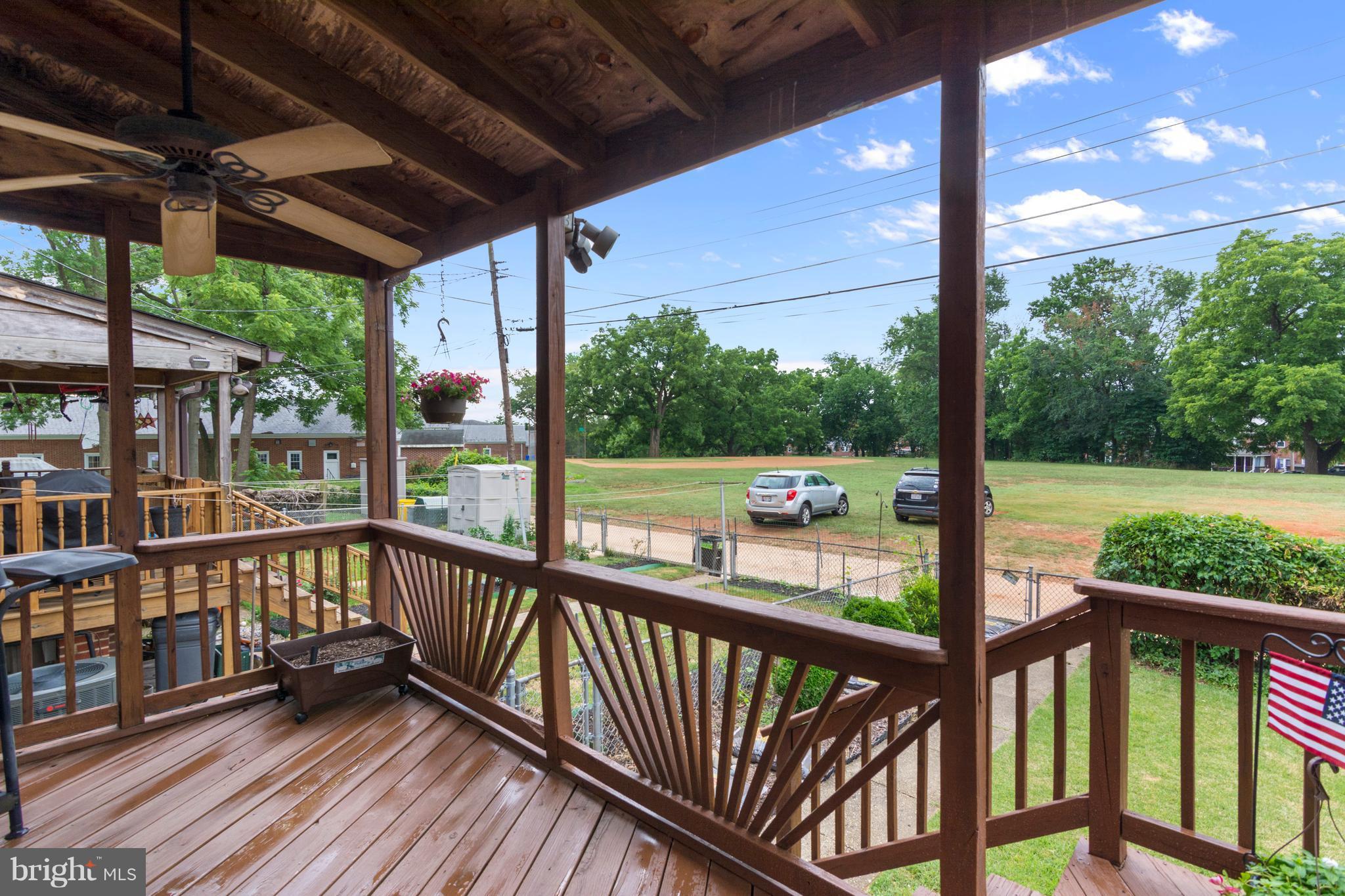 426 Academy Road Baltimore, MD 21228 - Photo 12 of 30 Deck view of community field w/ extra parking