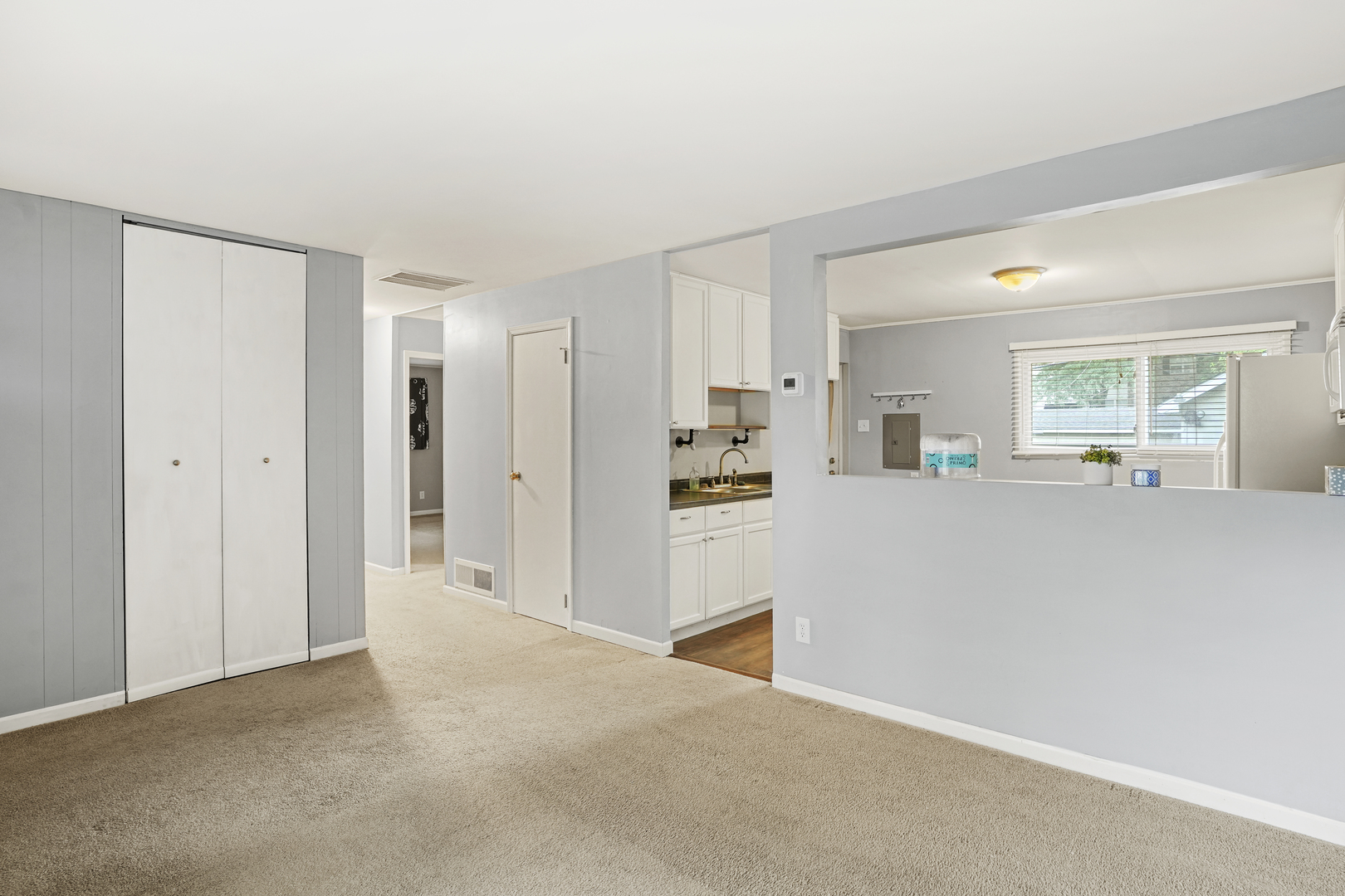 3408 Sally Drive Steger, IL 60475 - Photo 4 of 15 a view of kitchen with refrigerator and window