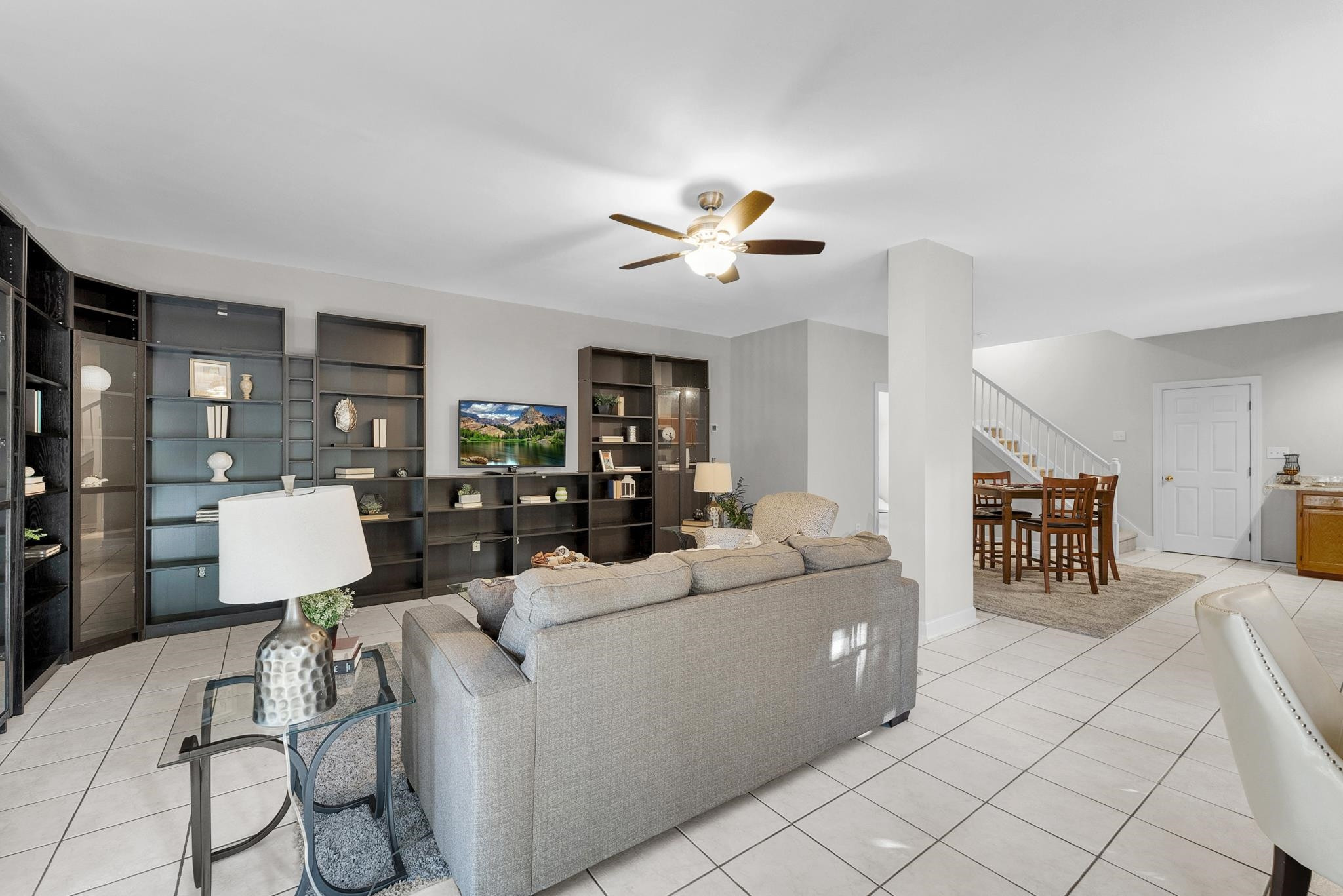 6914 Wexford Woods Trail Raleigh, NC 27613 - Photo 29 of 37 a living room with furniture and wooden floor