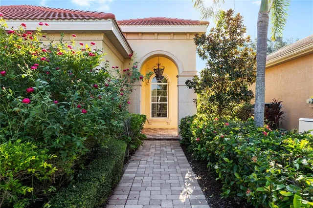 a view of an entryway door
