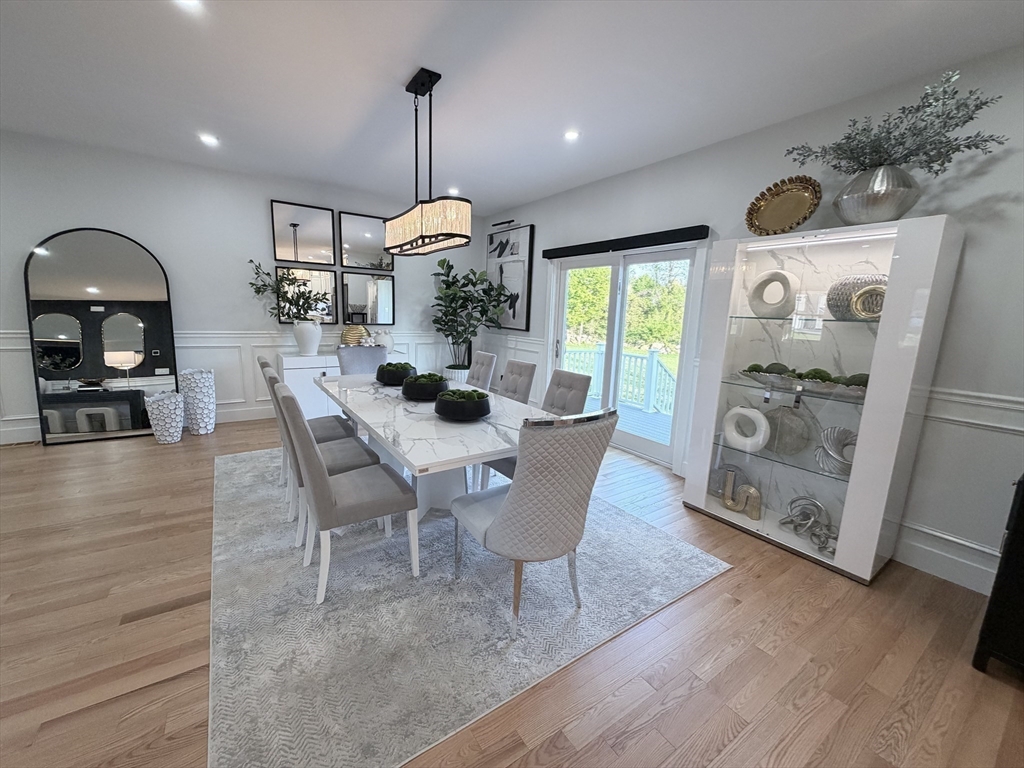 6 Rivendell Lane Millis, MA 02054 - Photo 11 of 33 a view of a dining room with furniture window and wooden floor