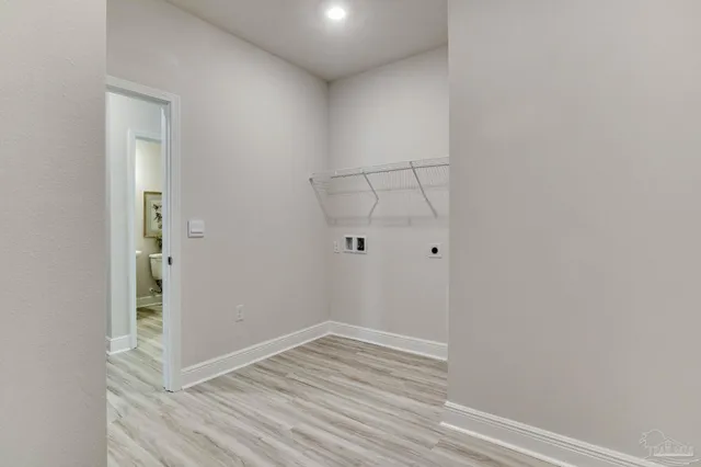 a view of room with walk in closet