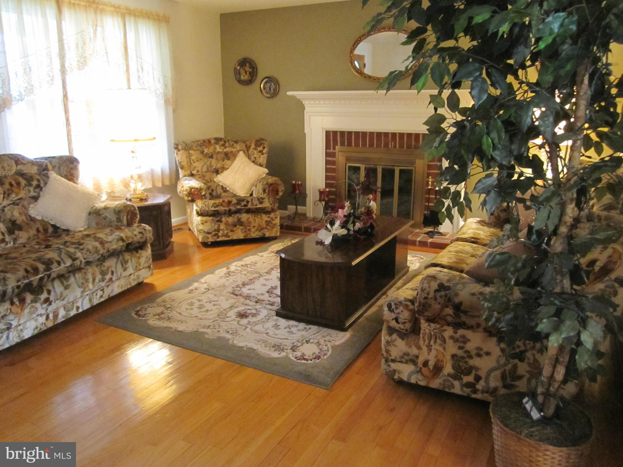 246 Cinder Road Lutherville-Timonium, MD 21093 - Photo 5 of 29 Living Room with wood burning FP