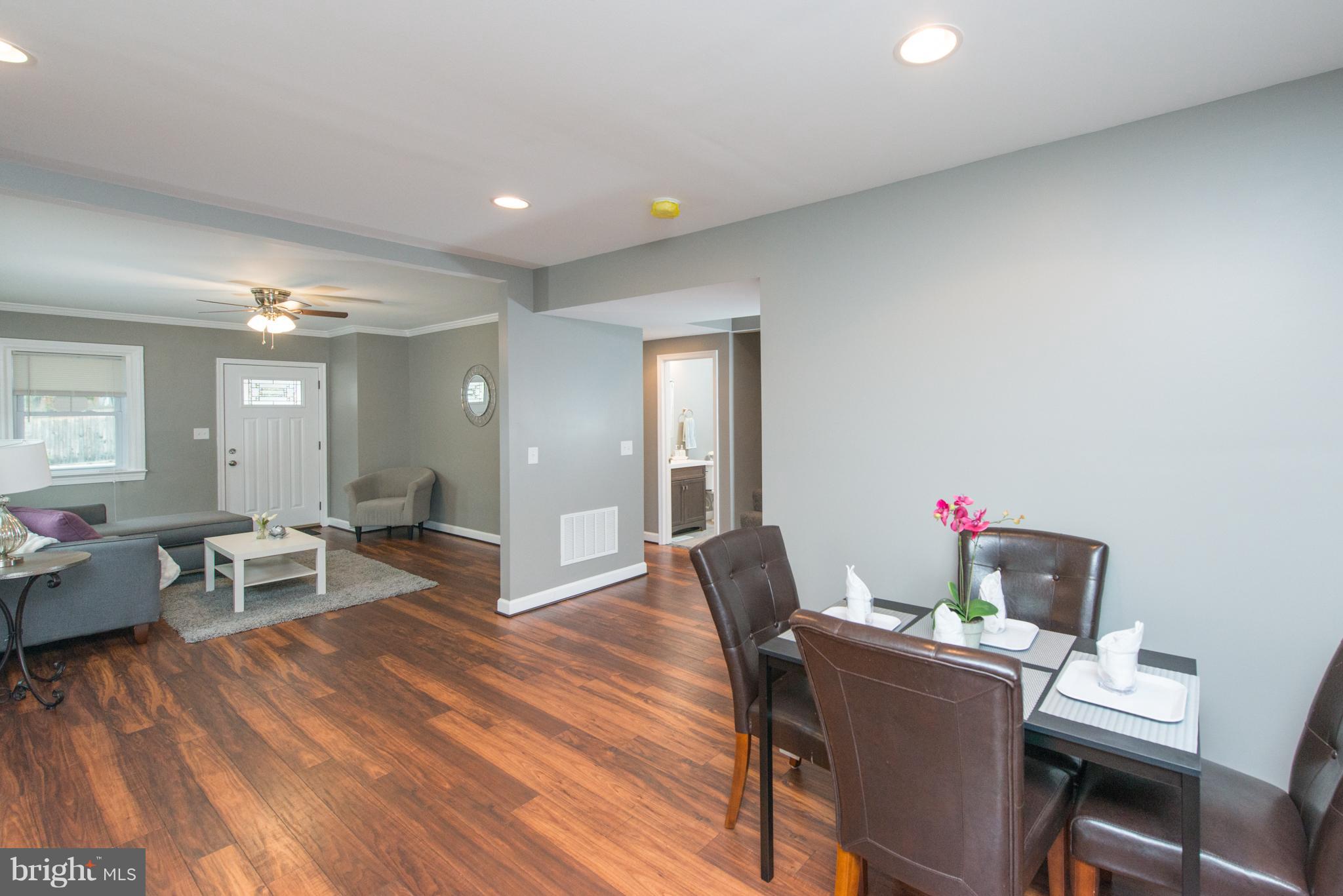 2633 Wycliffe Road Baltimore, MD 21234 - Photo 5 of 28 Kitchen with Wood Laminate Floors