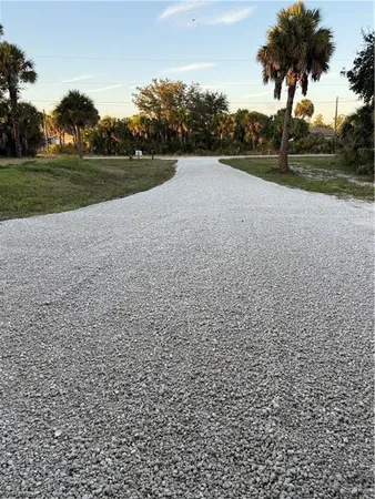 a view of dirt field