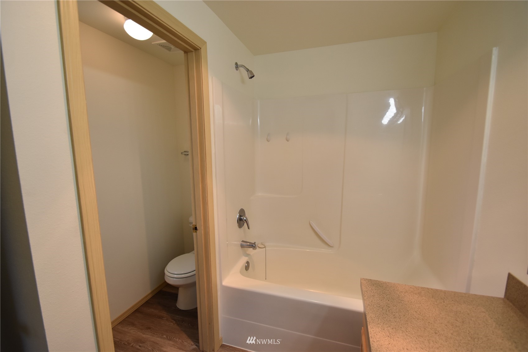 6346 198th Trail Southwest Rochester, WA 98579 - Photo 10 of 16 a bathroom with a bathtub and toilet