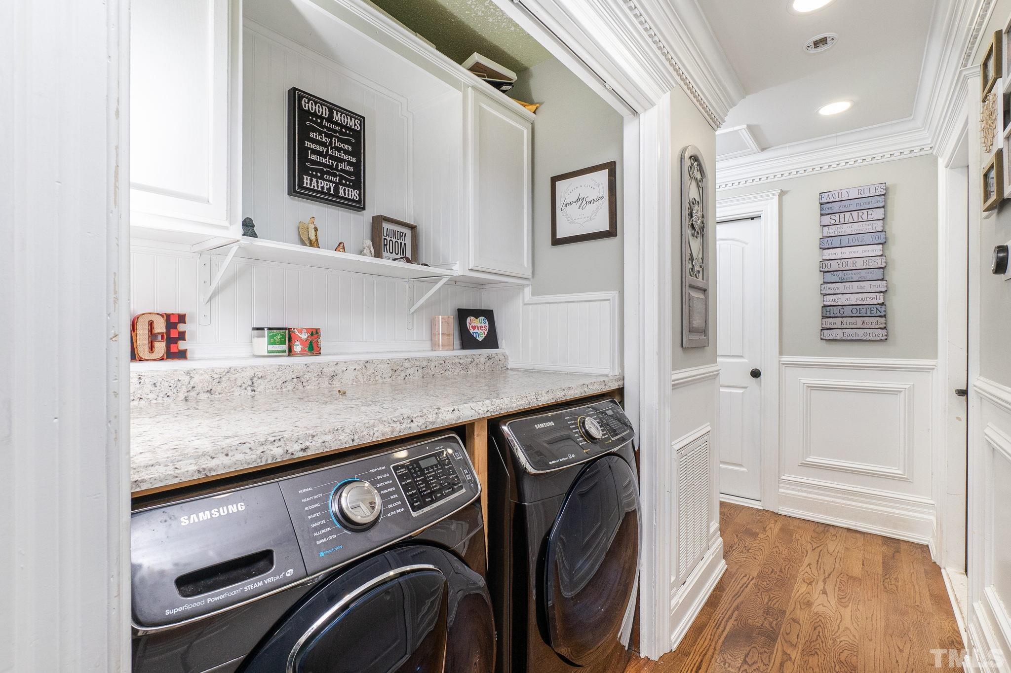 2207 Dorety Place Raleigh, NC 27604 - Photo 15 of 27 a utility room with dryer and washer