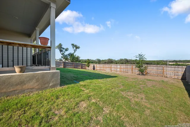 a view of swimming pool with outdoor space and seating