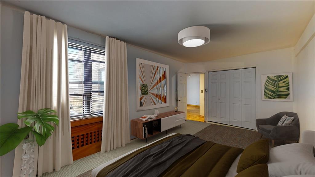 150 West End Avenue, Unit 5H Brooklyn, NY 11235 - Photo 2 of 17 a living room with furniture