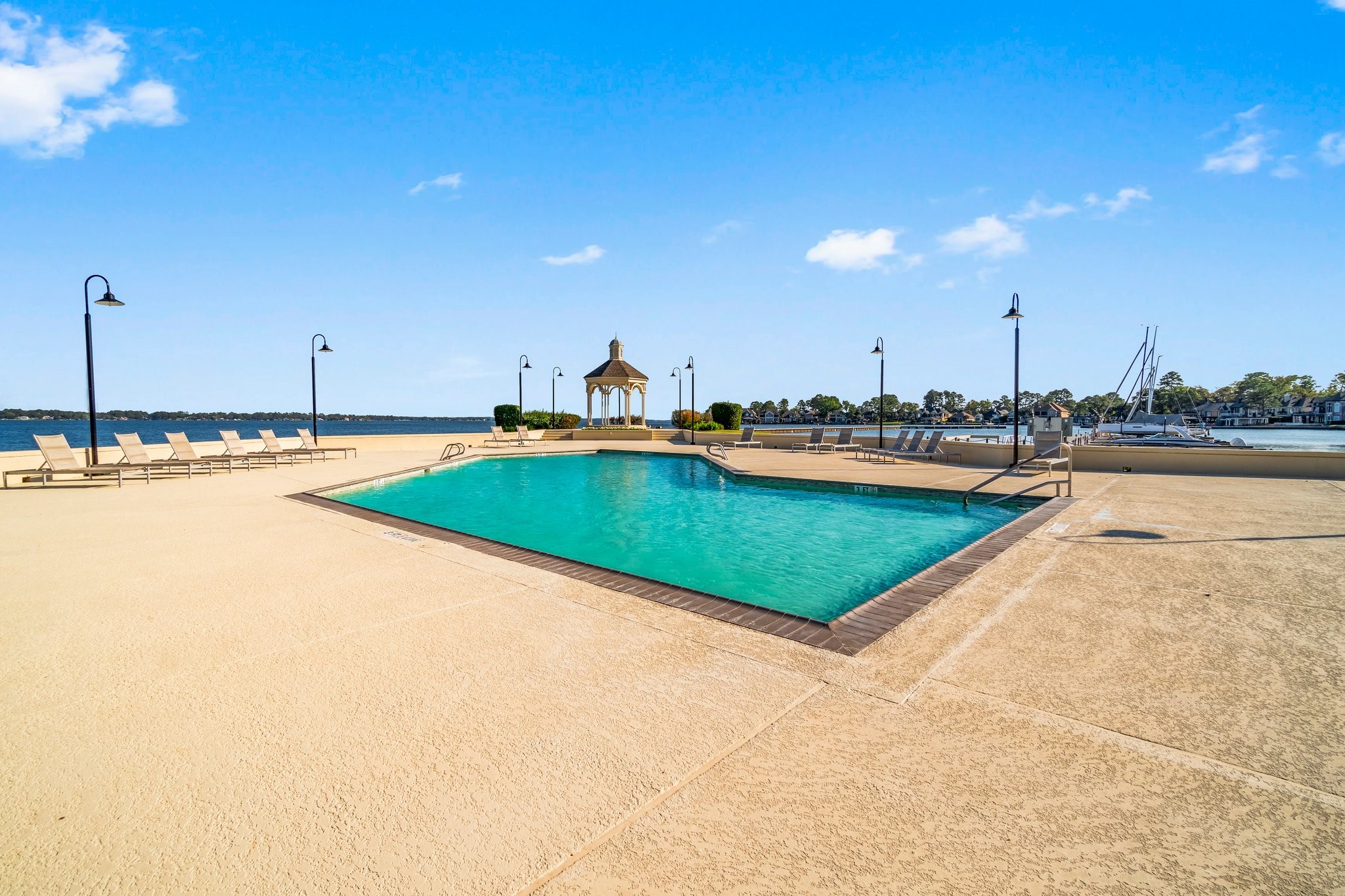 3 West Shore Lane Montgomery, TX 77356 - Photo 37 of 50 a view of a swimming pool and an outdoor space
