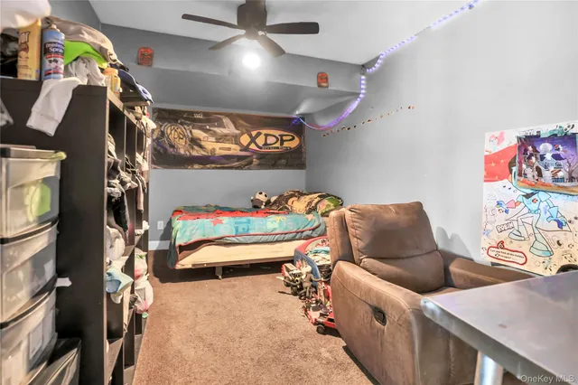 a room with furniture and a rug