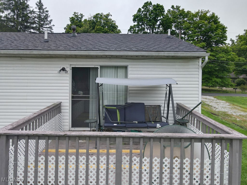 3339 Samuel Road Akron, OH 44312 - Photo 7 of 19 View of wooden terrace off of the kitchen on both sides.