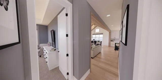 a bed room with a bed and a window