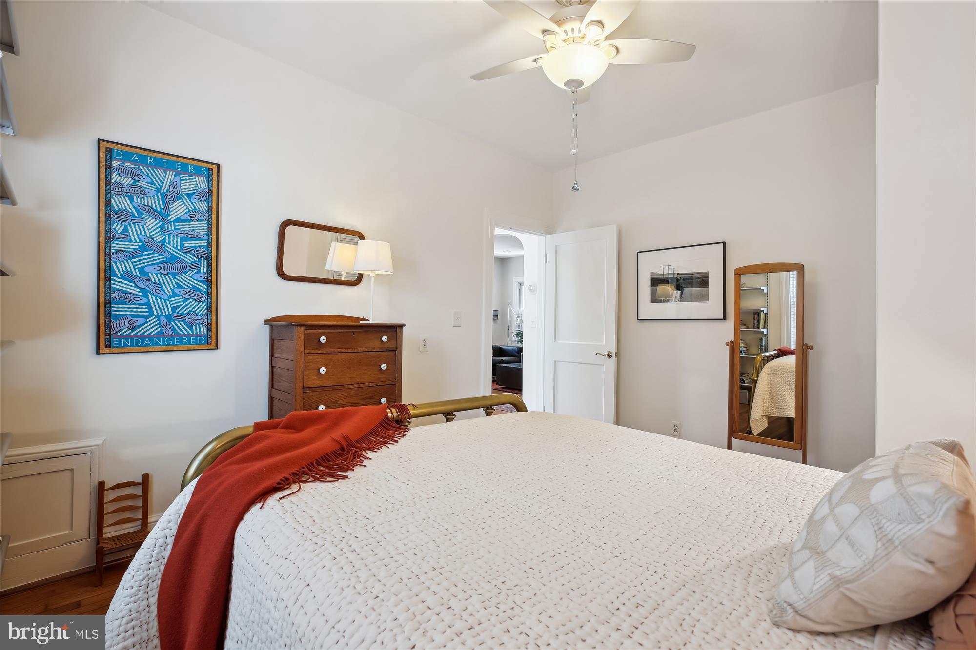 9411 Garwood Street Silver Spring, MD 20901 - Photo 26 of 90 Bedroom 2 with deep closet and wood floors.