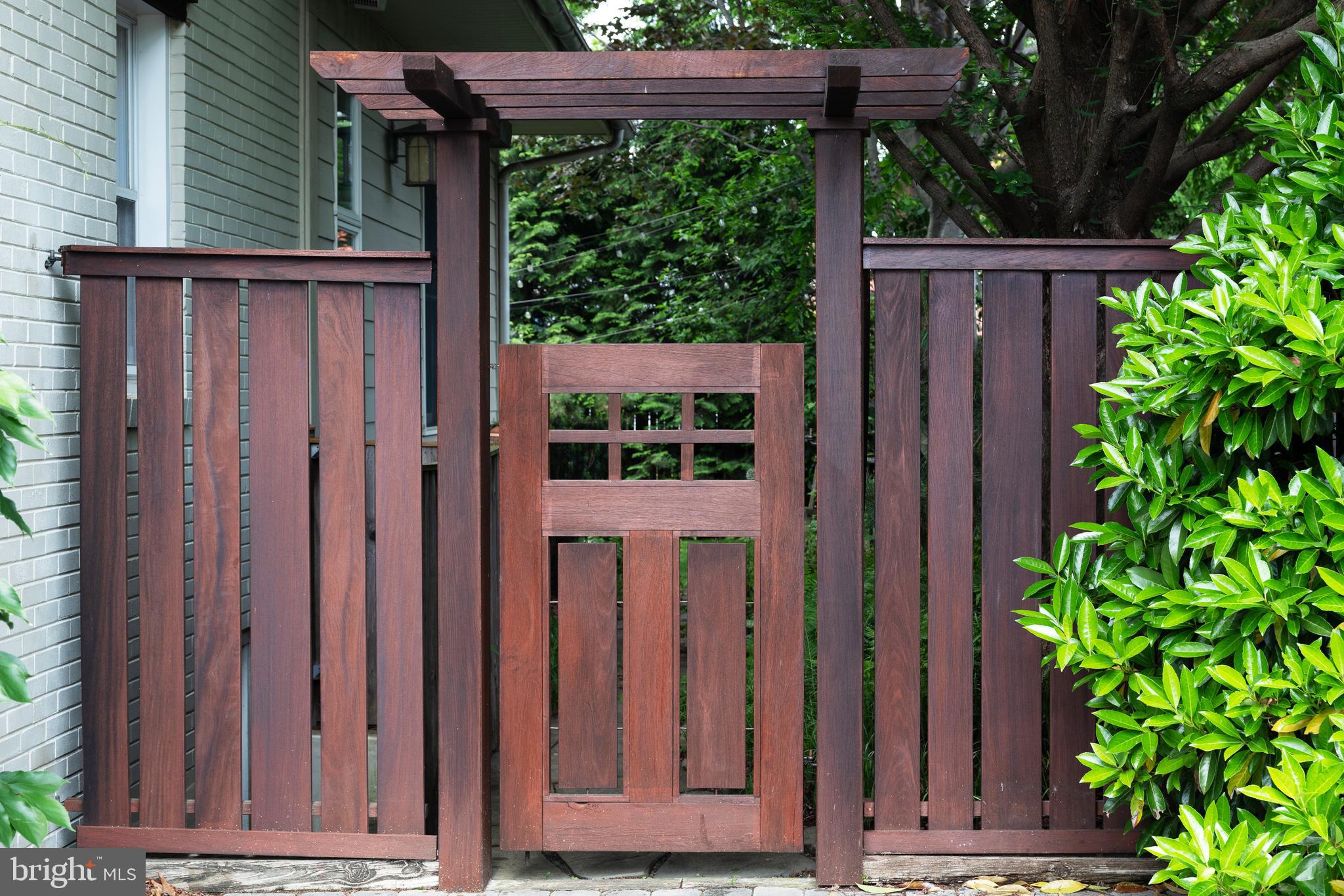 9411 Garwood Street Silver Spring, MD 20901 - Photo 57 of 90 A Zen gate leading to your private gardens.