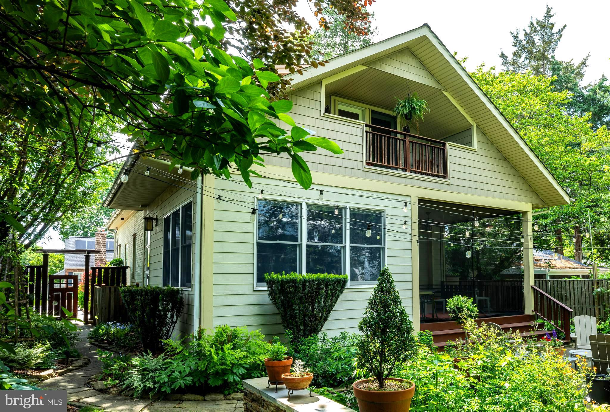 9411 Garwood Street Silver Spring, MD 20901 - Photo 61 of 90 Rear balcony and gardens.