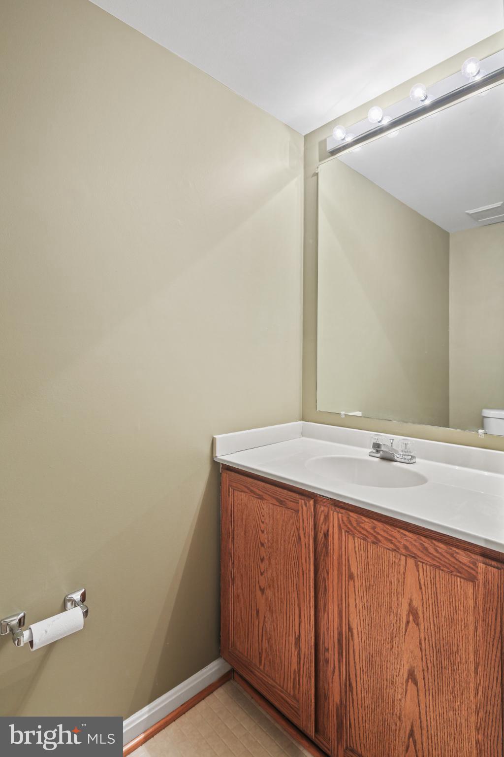 4723 Hallowed Streme Ellicott City, MD 21042 - Photo 29 of 40 Modern bathroom with warm wood accents.