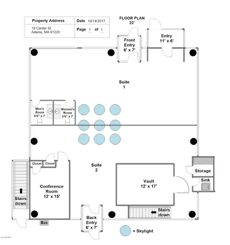 $13 | 10 Center Street, Adams, MA 01220