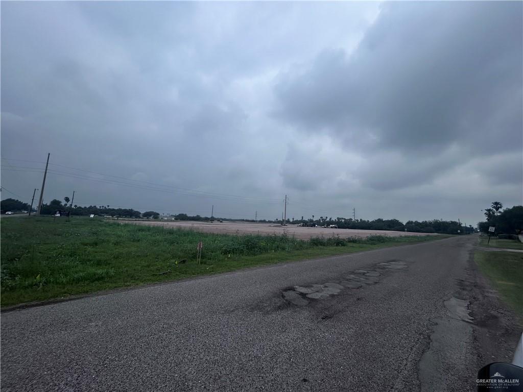 a view of a lake with a big yard