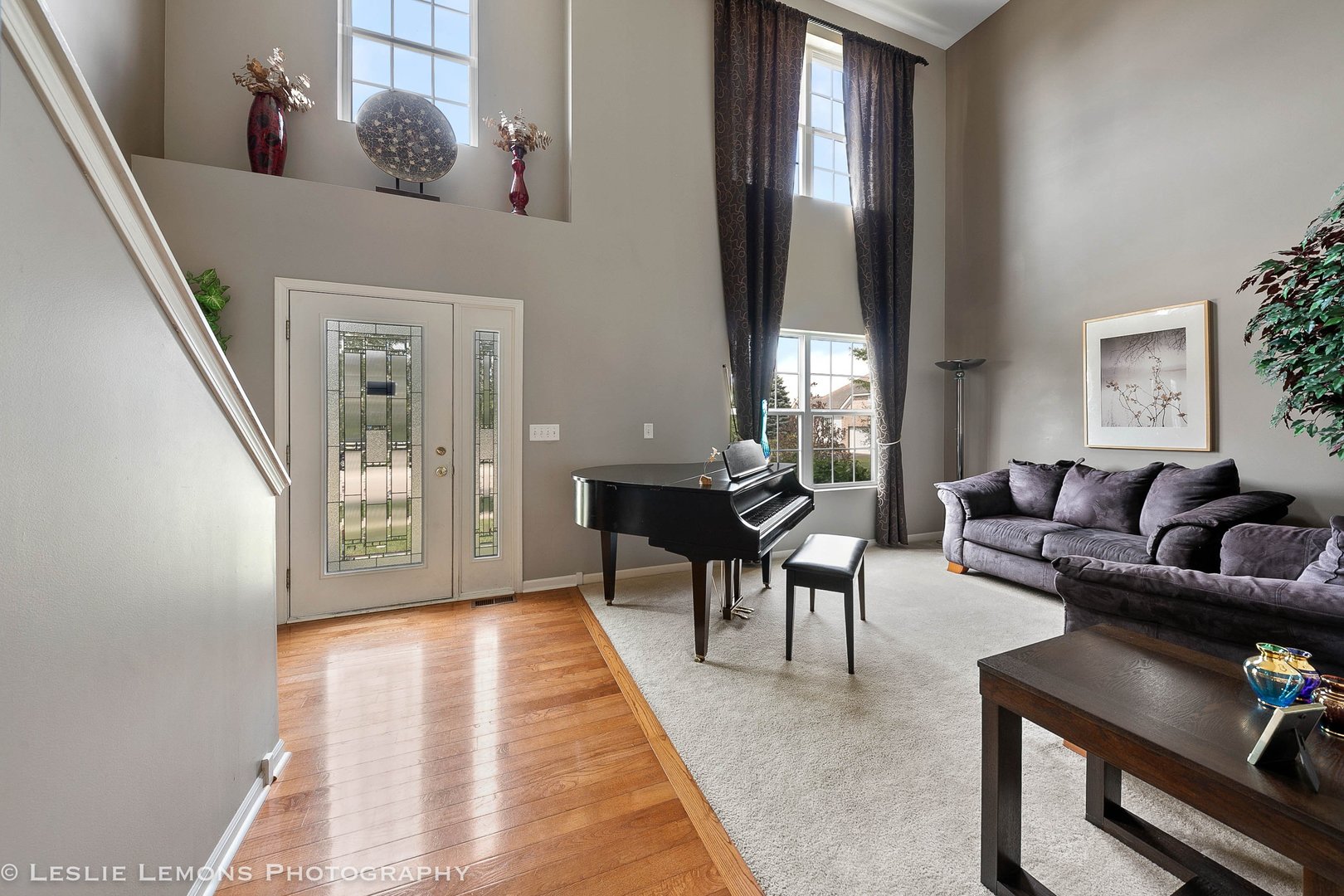 128 Reston Court Sycamore, IL 60178 - Photo 10 of 30 a living room with furniture and a fireplace