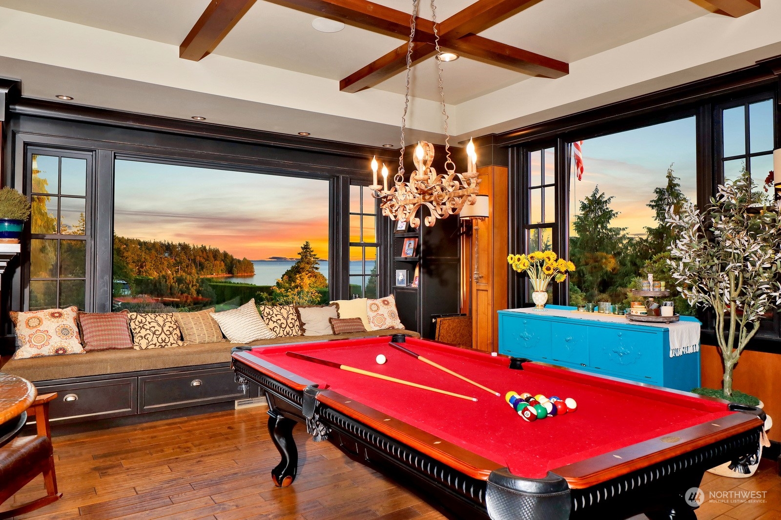 329 Bayside Road Bellingham, WA 98225 - Photo 17 of 40 a room with pool table and windows