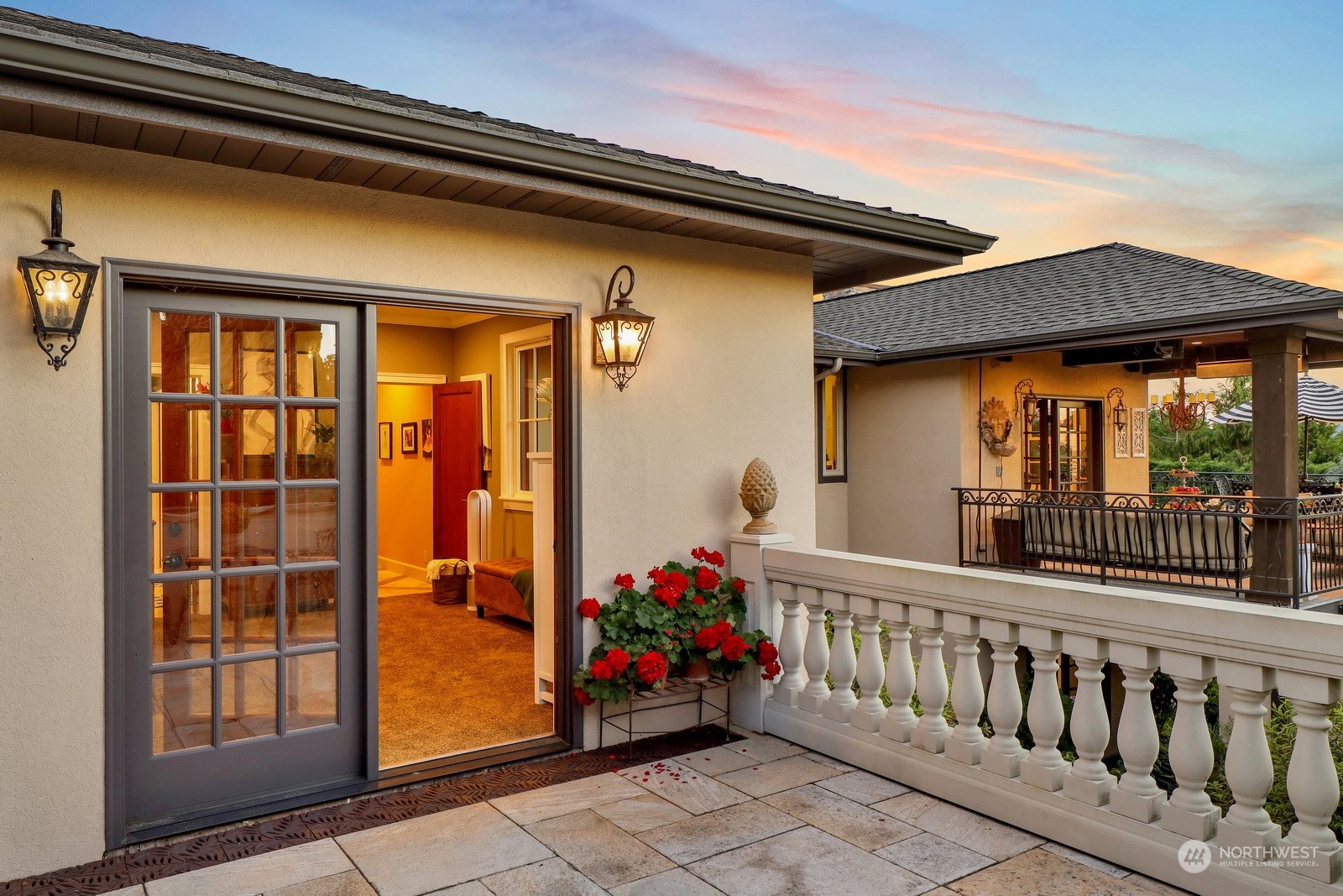 329 Bayside Road Bellingham, WA 98225 - Photo 22 of 40 a view of a porch with wooden floor and stairs