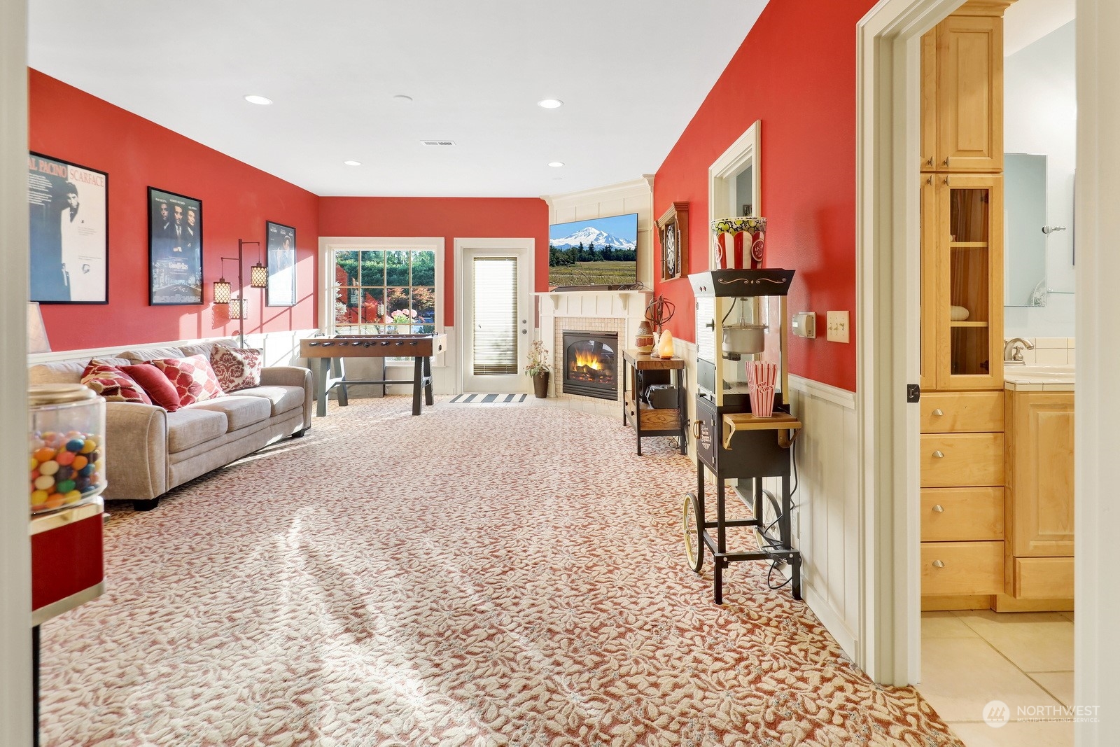 329 Bayside Road Bellingham, WA 98225 - Photo 24 of 40 a bed room with a bed and glass door