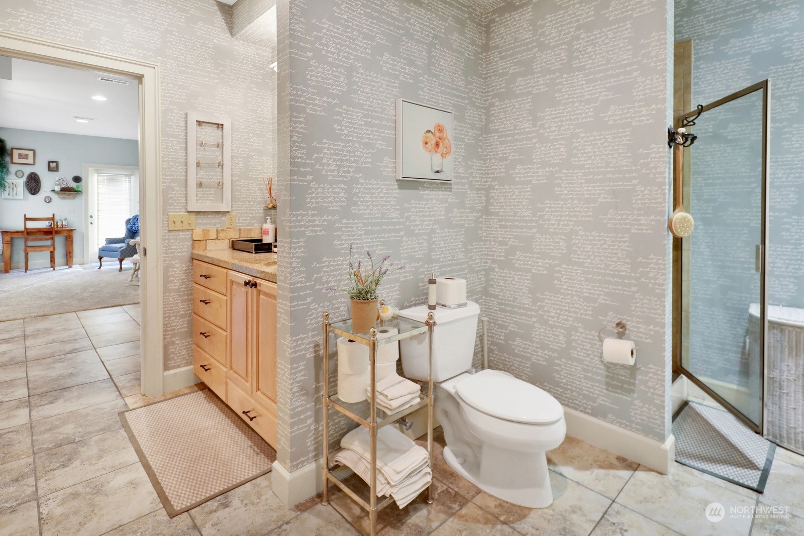 329 Bayside Road Bellingham, WA 98225 - Photo 26 of 40 a bathroom with a toilet and a shower