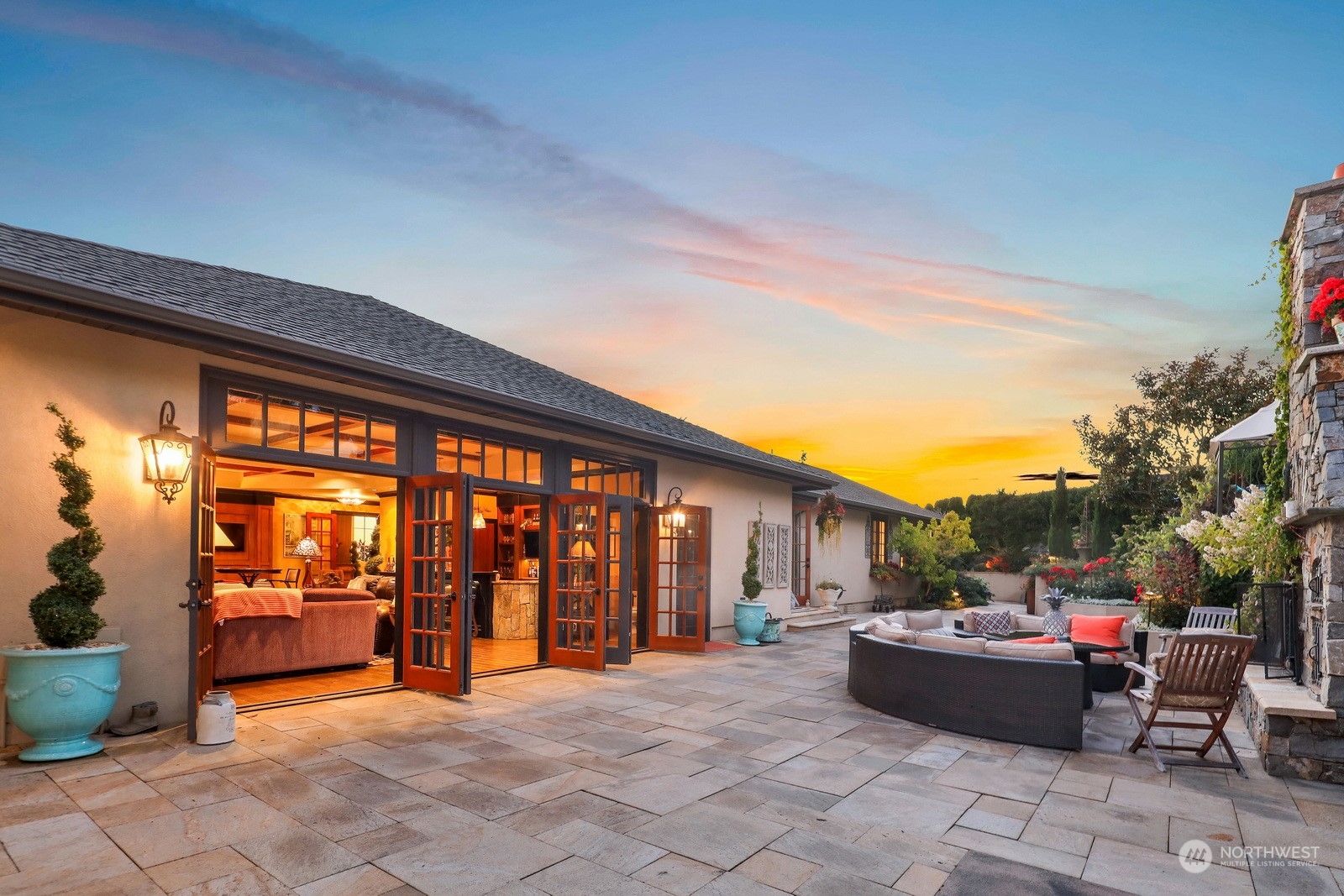 329 Bayside Road Bellingham, WA 98225 - Photo 39 of 40 a view of swimming pool with outdoor seating and a potted plant