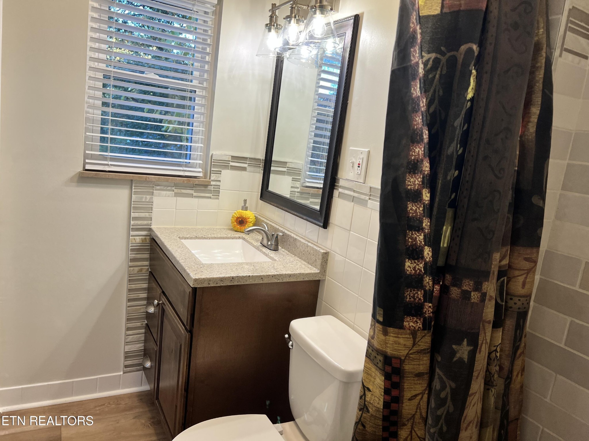 244 Peterson Road Knoxville, TN 37934 - Photo 19 of 46 a bathroom with a sink and mirror with toilet