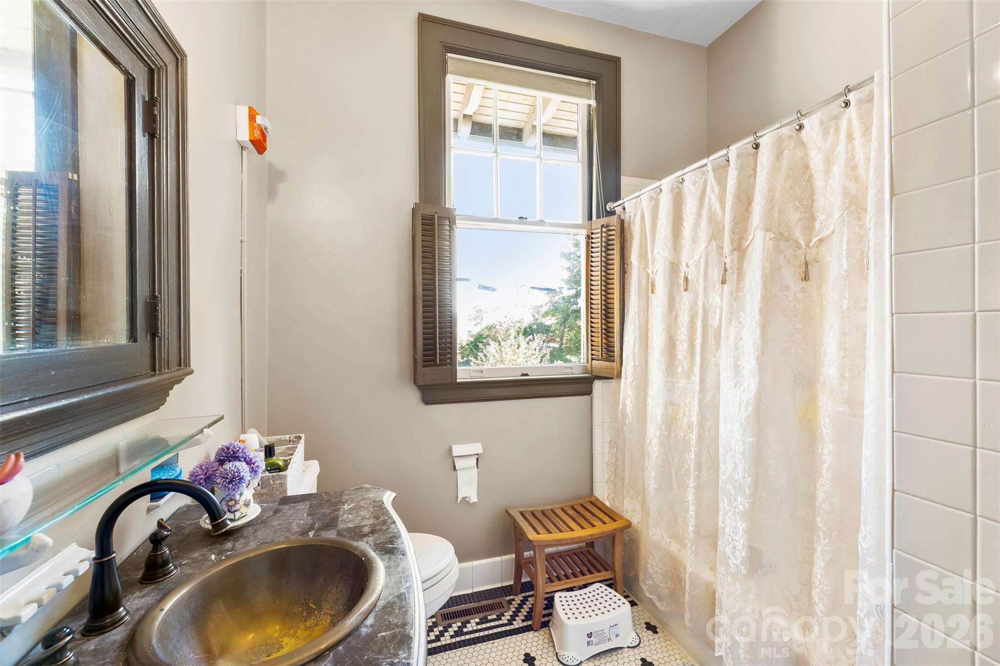 705 West Main Street Albemarle, NC 28001 - Photo 16 of 39 a bathroom with a sink and a mirror