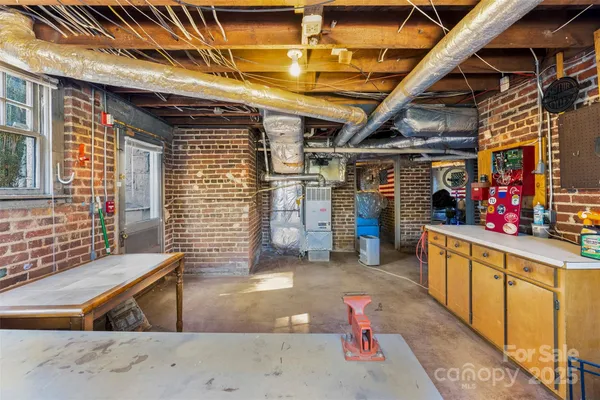 a view of storage and utility room