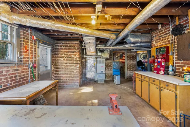 a view of storage and utility room