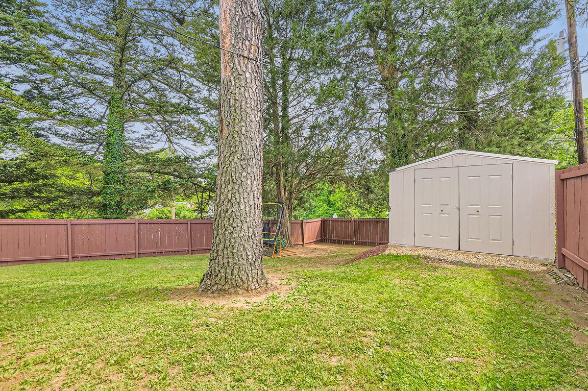 3717 Nortonia Road Baltimore, MD 21216 - Photo 5 of 6 Spacious Backyard Retreat With Storage Shed.