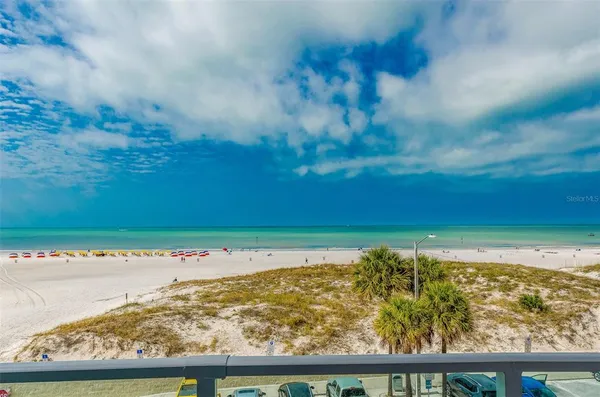 a view of beach and ocean