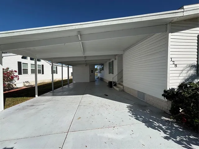 a view of parking garage