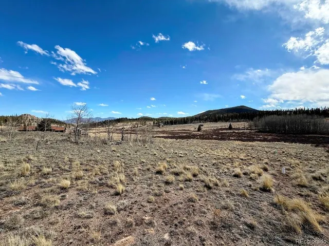 a view of a yard with wooden fence