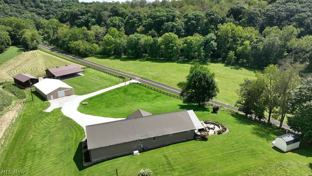48800 Foxes Bottom Road Cadiz, OH 43907 - Photo 5 of 50 Aerial view of 77 acre property