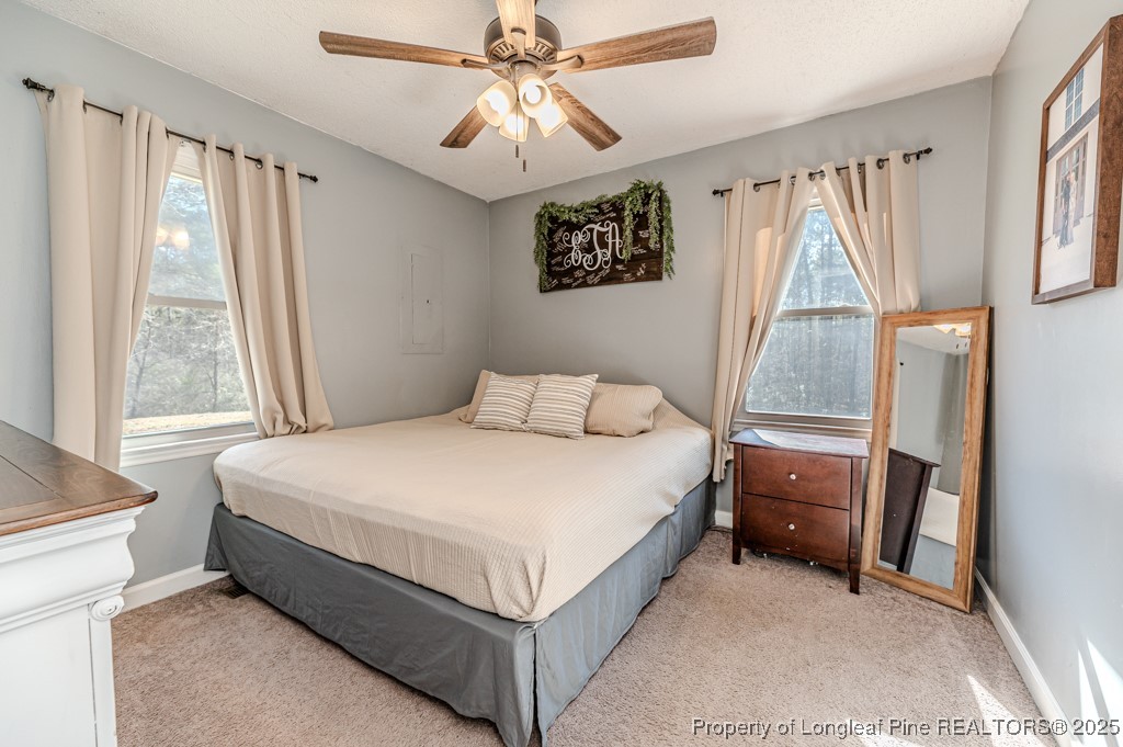 476 Riddle Road Sanford, NC 27330 - Photo 13 of 34 a bedroom with a bed rug and window