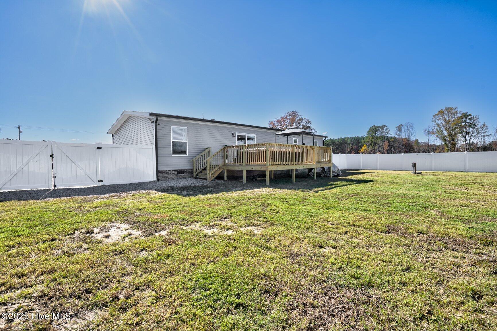 5950 West Mt Road Rocky Mount, NC 27803 - Photo 5 of 36 Double Gate view and rear deck!