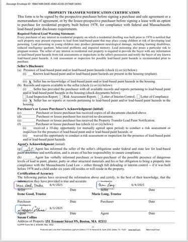 $1,180,000 | 151 Tremont Street, Unit 9N, Boston, MA 02111